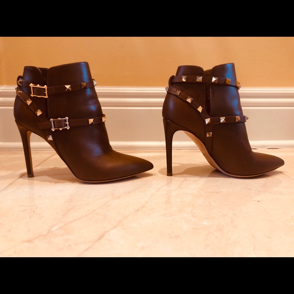 Valentino Rockstud Ankle Boots